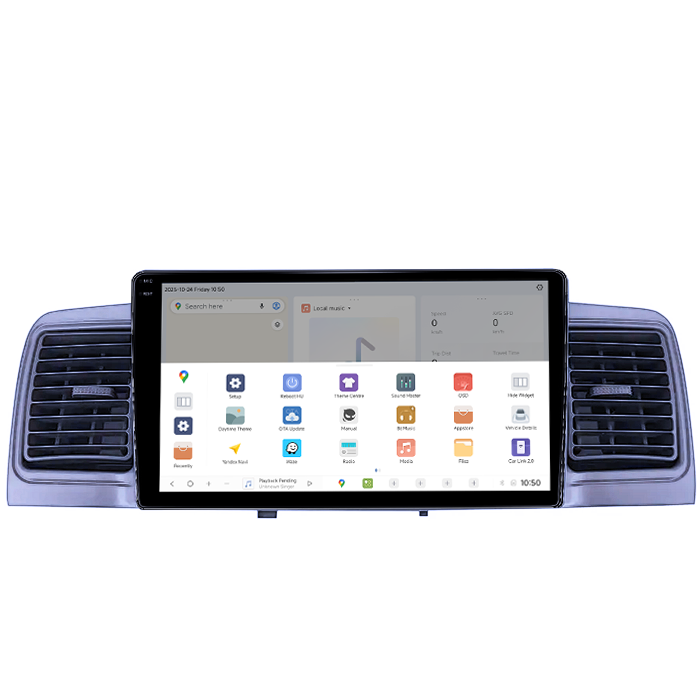 Navigatie dedicata Toyota Corolla EX 2007-2012, DUDU3, 4GB RAM 64GB ROM, Octacore, Platforma 8581, Android, Display QLED 9", DSP, Carplay&AndroidAuto [3]