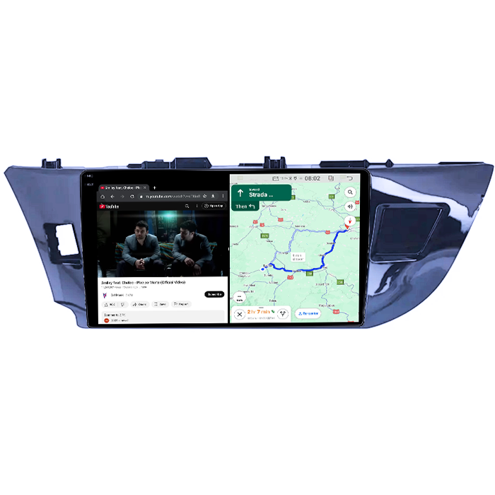 Navigatie dedicata Toyota Corolla 2013-2018, 4GB RAM 64GB ROM, Quad Core, Display 9" QLED 1K, Carplay, Android 14, Bluetooth, Magazin Play, Suport Camere AHD [4]