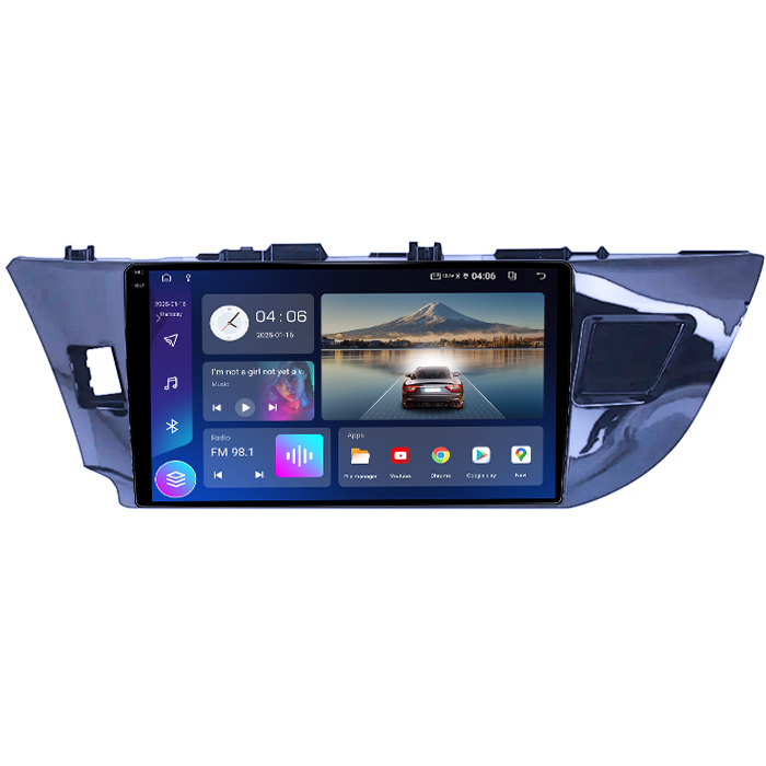 Navigatie dedicata Toyota Corolla 2013-2018, 4GB RAM 64GB ROM, Quad Core, Display 9" QLED 1K, Carplay, Android 14, Bluetooth, Magazin Play, Suport Camere AHD [2]