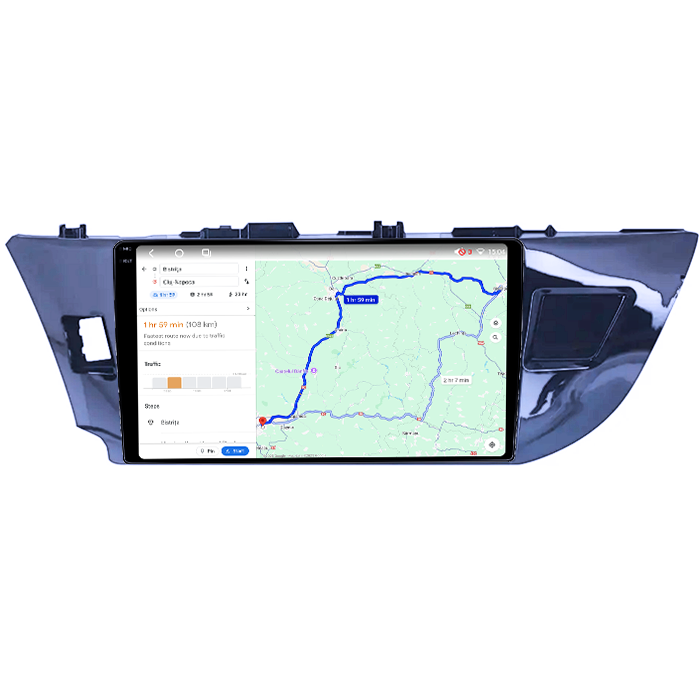 Navigatie dedicata Toyota Corolla 2013-2018, 8GB RAM 128GB ROM, Octacore, Platforma TS18, Android 14, Display QLED 9", Suporta camera 360", DSP, Carplay&Android Auto, SIM 4G, Ventilator Activ [4]