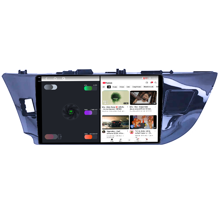 Navigatie dedicata Toyota Corolla 2013-2018, 8GB RAM 128GB ROM, Octacore, Platforma TS18, Android 14, Display QLED 9", Suporta camera 360", DSP, Carplay&Android Auto, SIM 4G, Ventilator Activ [3]