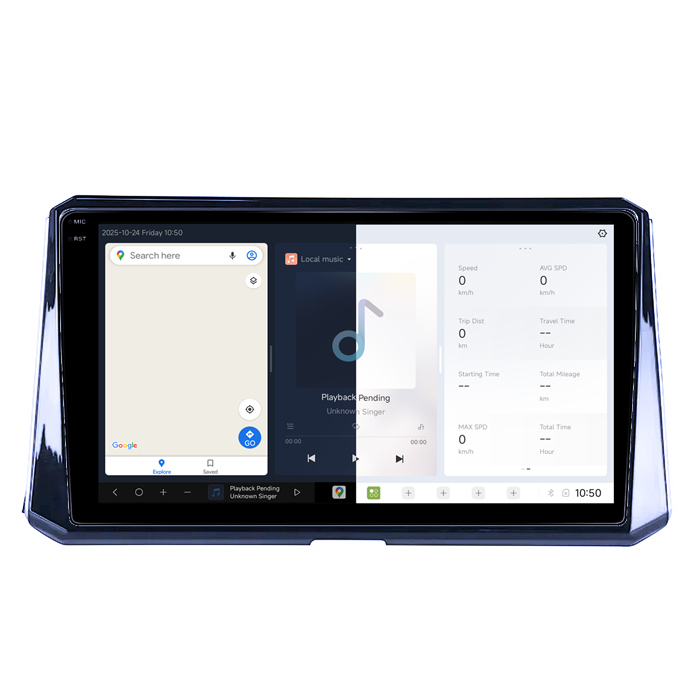 Navigatie dedicata Toyota Corolla, Auris 2018-2019, DUDU3, 4GB RAM 64GB ROM, Octacore, Platforma 8581, Android, Display QLED 9", DSP, Carplay&AndroidAuto [2]