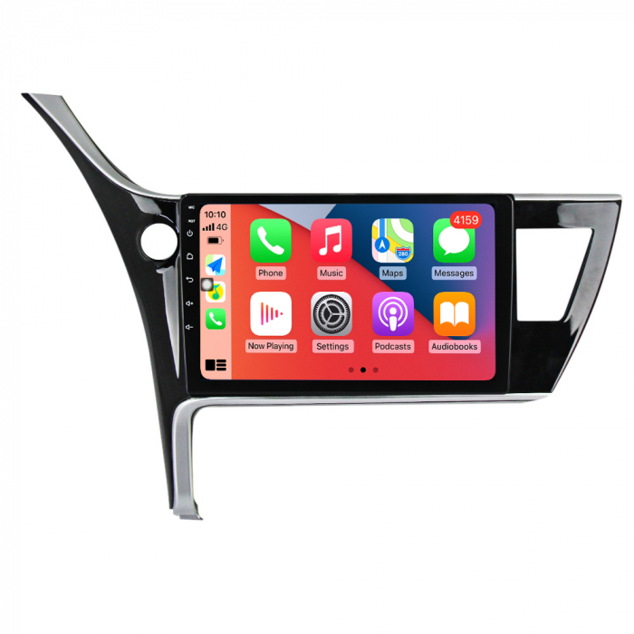 Navigatie dedicata Toyota Corolla 2017-2019, 4 GB RAM 32 ROM, Android 13, Display QLED, 10", DSP, Carplay, Android Auto, Internet, Youtube, Waze, WI-FI, USB, Bluetooth [3]