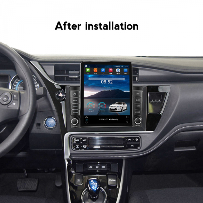 Navigatie dedicata Toyota Corolla 2017-2019,Tesla Style, ANDROID 13,Carplay&Android Auto, 10 inch , 8+128GB, Internet, Aplicatii, Waze, GPS [4]
