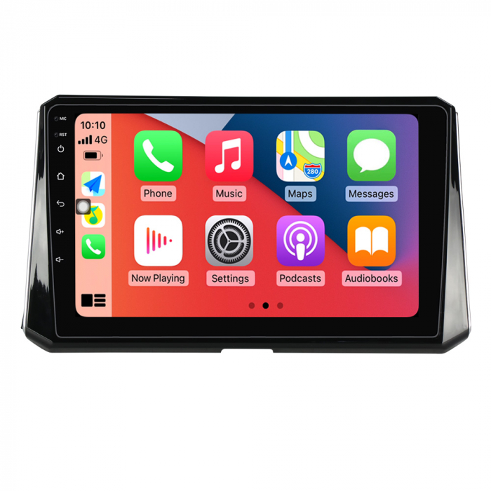 Navigatie dedicata Toyota Corolla 2018-2020, 4 GB RAM 32 ROM, Android 13, Display QLED, 10", DSP, Carplay, Android Auto, Internet, Youtube, Waze, WI-FI, USB, Bluetooth [9]