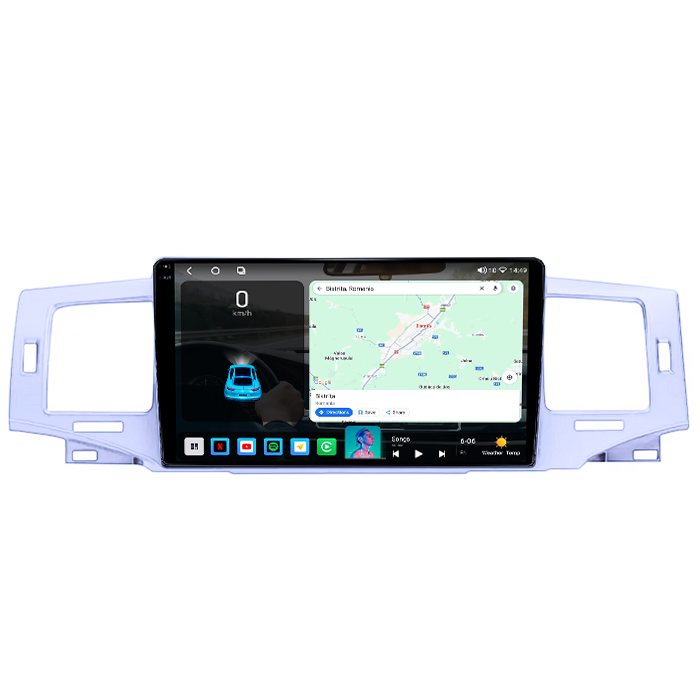 Navigatie dedicata Toyota Corolla 9 E120 2004-2006, 4GB RAM 64GB ROM, Procesor Qualcomm Octacore, Android 14, Rezolutie 2K, Display QLED 9", DSP, Carplay&Android Auto, SIM 4G [3]