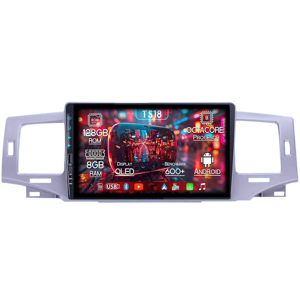 Navigatie dedicata Toyota Corolla 9 E120 2004-2006, USB&Butoane fizice frontale, Platforma TS18, 9 Inch, 8GB RAM 128GB ROM, Octacore, Android 14, Android Auto&Carplay [1]