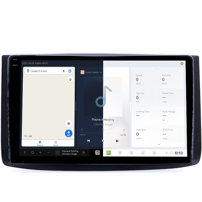 Navigatie dedicata Chevrolet Aveo 2006-2012, 4GB RAM 32GB ROM, Octacore, Android 14, Display QLED  10", DSP, Carplay&Android Auto, SIM 4G, Bluetooth, Ventilator Activ [2]