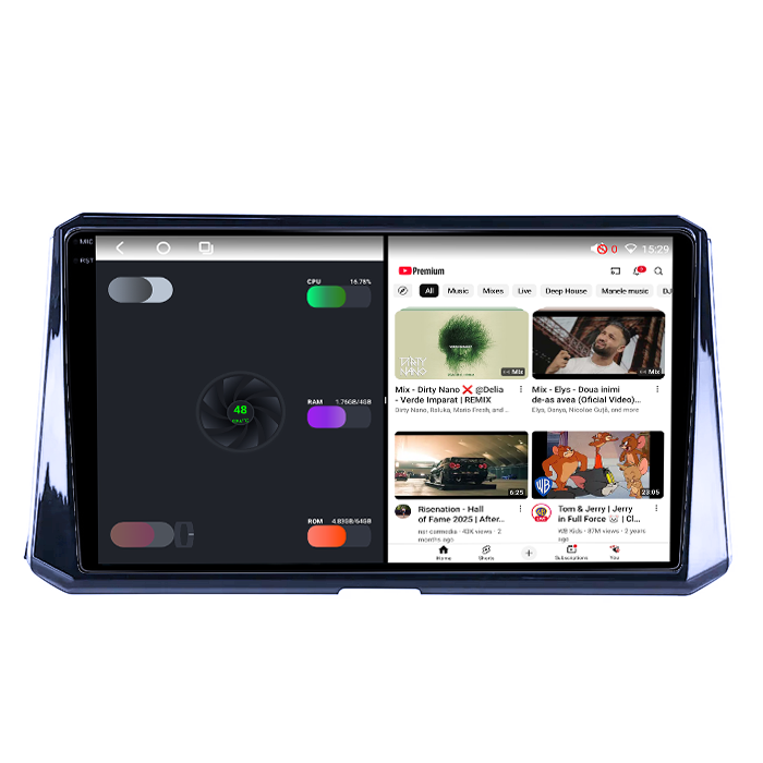 Navigatie dedicata Toyota Corolla, Auris 2018-2019, 4GB RAM 64GB ROM, Procesor Qualcomm Octacore, Android 14, Rezolutie 2K, Display QLED 9", DSP, Carplay&Android Auto, SIM 4G [4]