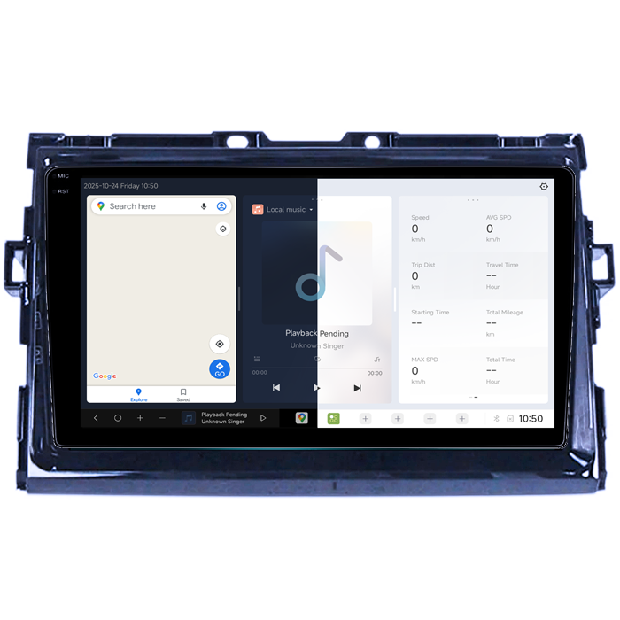 Navigatie dedicata Toyota Estima 2006-2012, DUDU3, 4GB RAM 64GB ROM, Octacore, Platforma 8581, Android, Display QLED 9", DSP, Carplay&AndroidAuto [2]