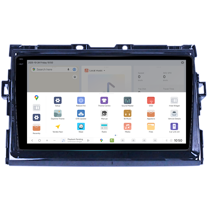 Navigatie dedicata Toyota Estima 2006-2012, DUDU3, 4GB RAM 64GB ROM, Octacore, Platforma 8581, Android, Display QLED 9", DSP, Carplay&AndroidAuto [3]