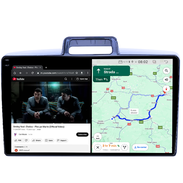 Navigatie dedicata Toyota Corolla Axio 2015-2017, 4GB RAM 32GB ROM, Octacore, Android 14, Display QLED  9", DSP, Carplay&Android Auto, SIM 4G, Bluetooth, Ventilator Activ [4]