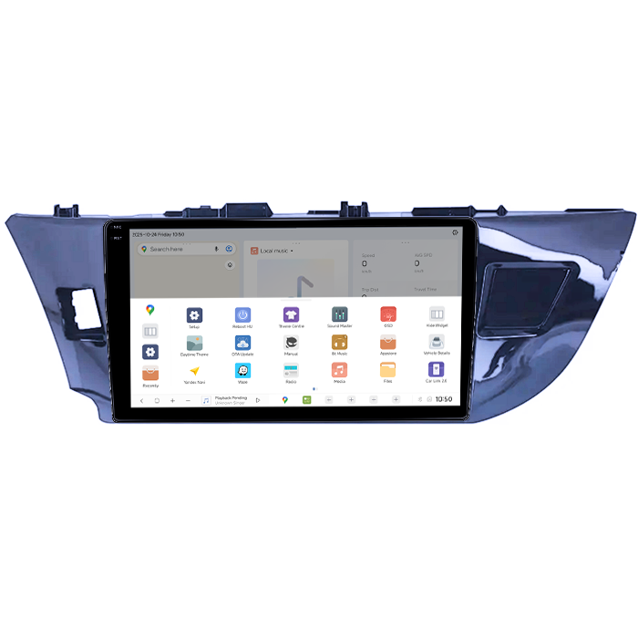 Navigatie dedicata Toyota Corolla 2013-2018, DUDU3, 4GB RAM 64GB ROM, Octacore, Platforma 8581, Android, Display QLED 9", DSP, Carplay&AndroidAuto [3]