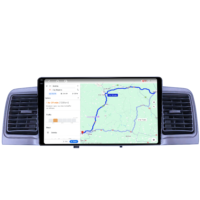 Navigatie dedicata Toyota Corolla EX 2007-2012, 4GB RAM 64GB ROM, Octacore, Android 14, Display QLED 1K 9", Carplay&Android Auto, SIM 4G, Ventilator Activ [4]