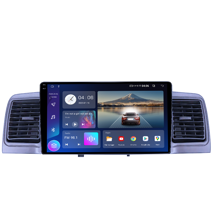 Navigatie dedicata Toyota Corolla EX 2007-2012, 4GB RAM 64GB ROM, Quad Core, Display 9" QLED 1K, Carplay, Android 14, Bluetooth, Magazin Play, Suport Camere AHD [2]