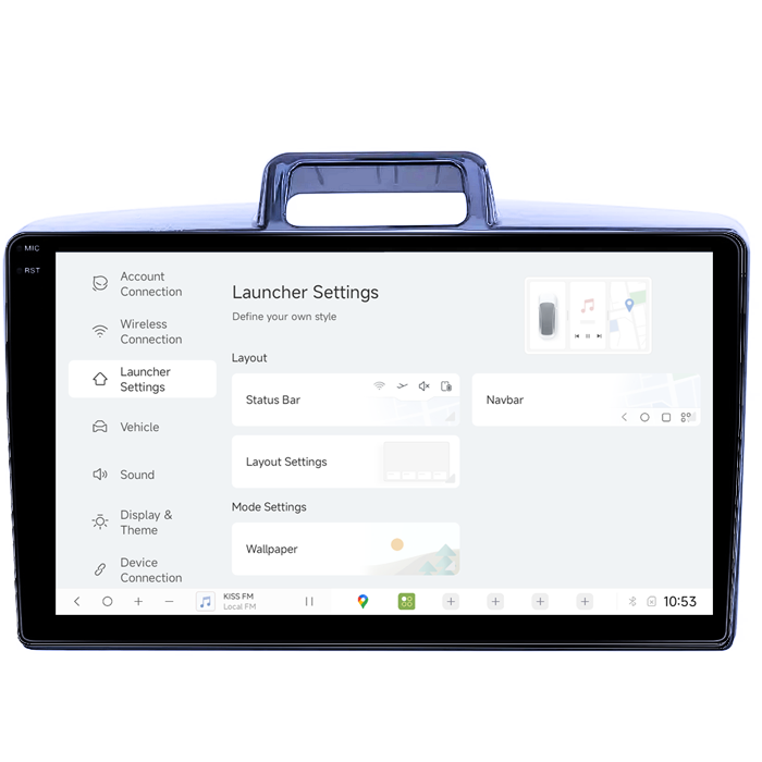 Navigatie dedicata Toyota Corolla Axio 2015-2017, DUDU3, 4GB RAM 64GB ROM, Octacore, Platforma 8581, Android, Display QLED 9", DSP, Carplay&AndroidAuto [5]