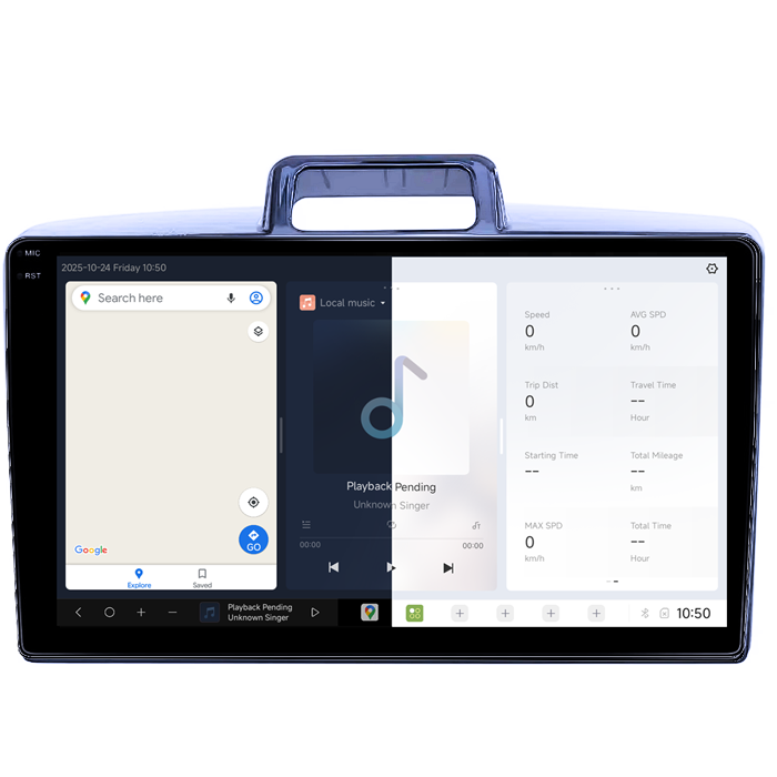 Navigatie dedicata Toyota Corolla Axio 2015-2017, DUDU3, 4GB RAM 64GB ROM, Octacore, Platforma 8581, Android, Display QLED 9", DSP, Carplay&AndroidAuto [2]
