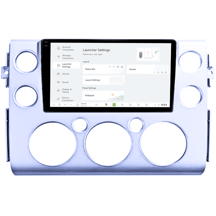 Navigatie dedicata Toyota FJ Cruiser J15 2006-2020, DUDU3, 4GB RAM 64GB ROM, Octacore, Platforma 8581, Android, Display QLED 9", DSP, Carplay&AndroidAuto [5]