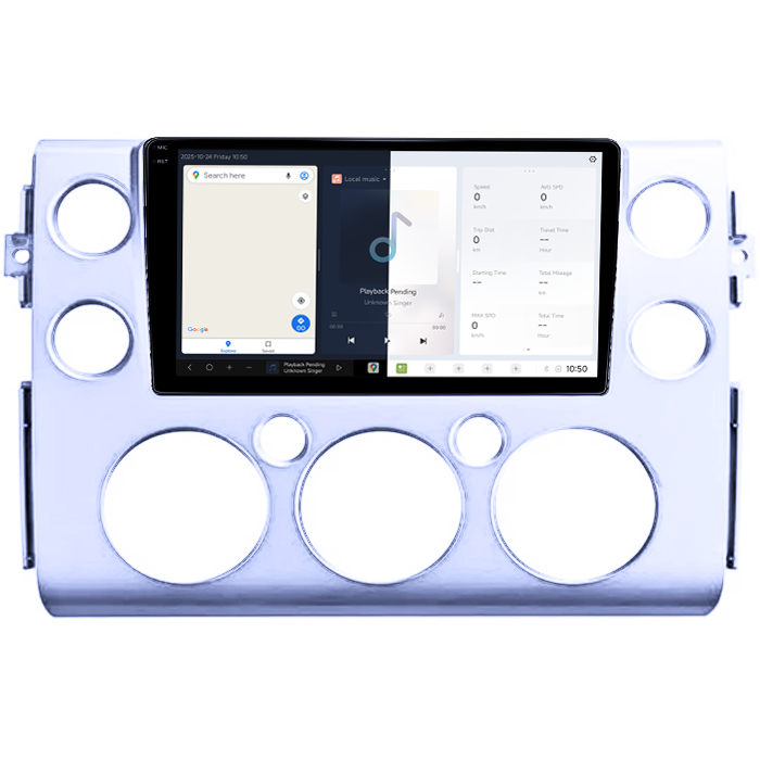 Navigatie dedicata Toyota FJ Cruiser J15 2006-2020, DUDU3, 4GB RAM 64GB ROM, Octacore, Platforma 8581, Android, Display QLED 9", DSP, Carplay&AndroidAuto [2]