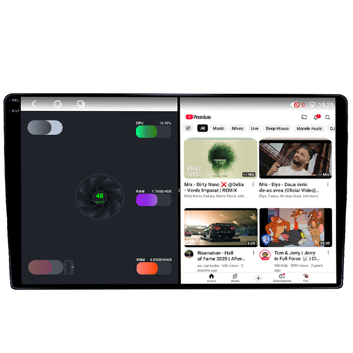 Navigatie dedicata Toyota Etios, 4GB RAM 64GB ROM, Octacore, Android 14, Display QLED 1K 9", Carplay&Android Auto, SIM 4G, Ventilator Activ [3]
