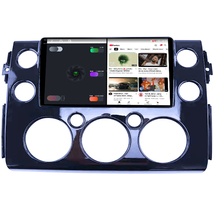 Navigatie dedicata Toyota FJ 2013-2017 Black, 4GB RAM 64GB ROM, Procesor Qualcomm Octacore, Android 14, Rezolutie 2K, Display QLED 9", DSP, Carplay&Android Auto, SIM 4G [3]