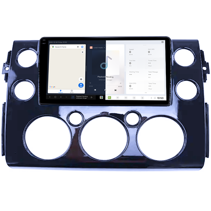 Navigatie dedicata Toyota FJ Cruiser J15 2006-2020 Black, DUDU3, 4GB RAM 64GB ROM, Octacore, Platforma 8581, Android, Display QLED 9", DSP, Carplay&AndroidAuto [2]