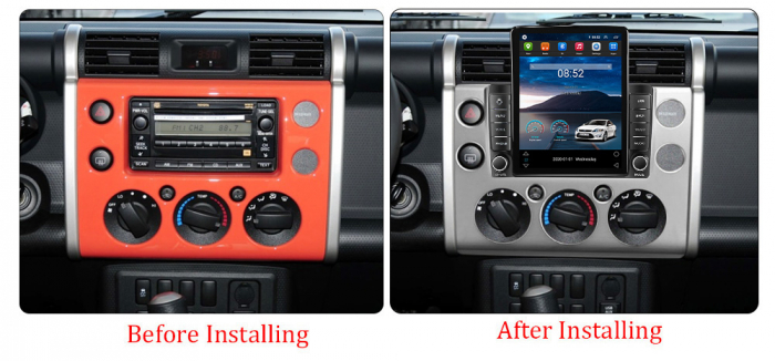 Navigatie dedicata Toyota FJ Cruiser J15 2006-2020,Tesla Style, ANDROID 13,Carplay&Android Auto, 10 inch , 8+128GB, Internet, Aplicatii, Waze, GPS [3]