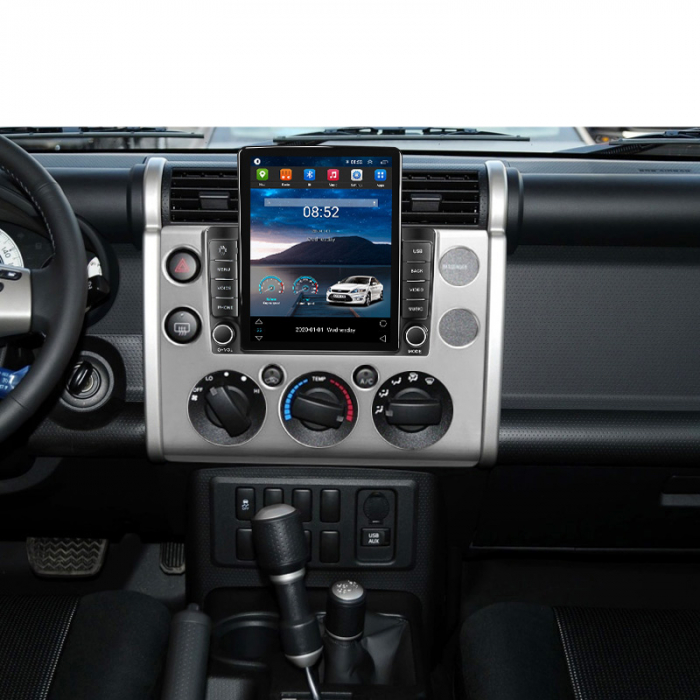 Navigatie dedicata Toyota FJ Cruiser J15 2006-2020,Tesla Style, ANDROID 13,Carplay&Android Auto, 10 inch , 8+128GB, Internet, Aplicatii, Waze, GPS [4]