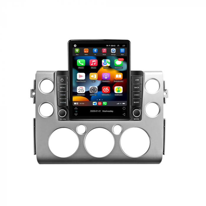 Navigatie dedicata Toyota FJ Cruiser J15 2006-2020,Tesla Style, ANDROID 13,Carplay&Android Auto, 10 inch , 8+128GB, Internet, Aplicatii, Waze, GPS [2]