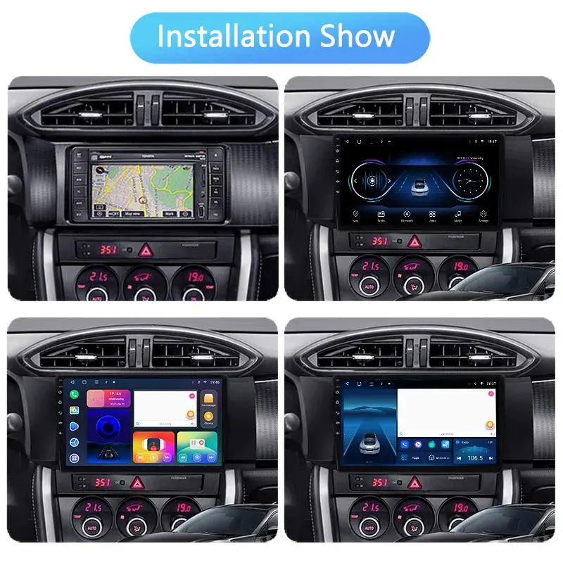 Navigatie dedicata Toyota GT 86 2012-2016, 8GB RAM 128GB ROM, Octacore, Platforma TS18, Android 13, Display QLED 9”, Suporta camera 360º, DSP, Carplay&Android Auto, SIM 4G, Ventilator Activ [4]