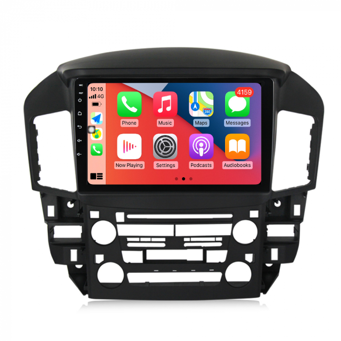 Navigatie dedicata Toyota Harrier/ Lexus RX 300 1998-2005, 4 GB RAM 32 ROM, Android 13, Display QLED, 9", DSP, Carplay, Android Auto, Internet, Youtube, Waze, WI-FI, USB, Bluetooth [8]