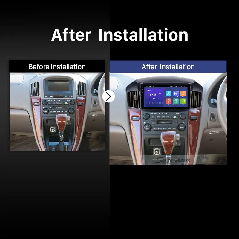 Navigatie dedicata Toyota Harrier/ Lexus RX 300 1998-2005, 4GB RAM 64GB ROM, Octacore, Android 14, Display QLED 1K 9", Carplay&Android Auto, SIM 4G, Ventilator Activ [5]