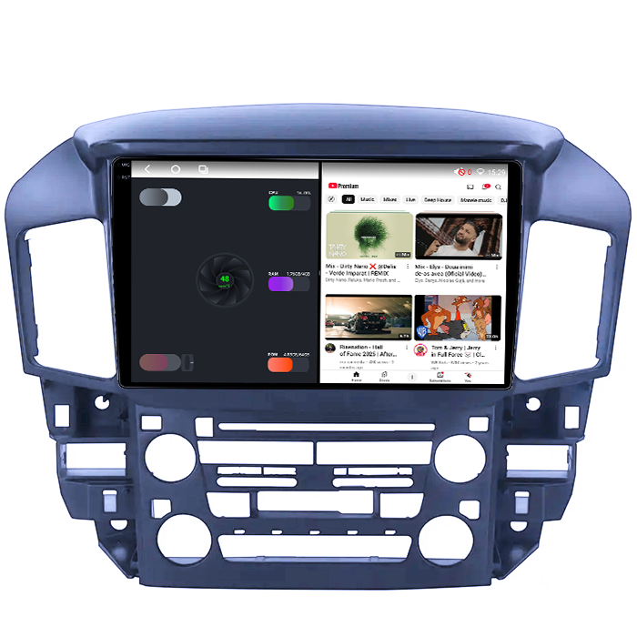 Navigatie dedicata Toyota Harrier/ Lexus RX 300 1998-2005, 4GB RAM 64GB ROM, Octacore, Android 14, Display QLED 1K 9", Carplay&Android Auto, SIM 4G, Ventilator Activ [3]