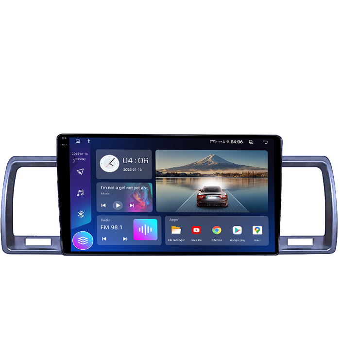 Navigatie dedicata Toyota Hiace 2004-2019, 4GB RAM 64GB ROM, Quad Core, Display 9" QLED 1K, Carplay, Android 14, Bluetooth, Magazin Play, Suport Camere AHD [2]