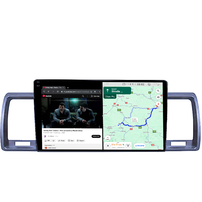Navigatie dedicata Toyota Hiace 2004-2019, 4GB RAM 64GB ROM, Quad Core, Display 9" QLED 1K, Carplay, Android 14, Bluetooth, Magazin Play, Suport Camere AHD [4]