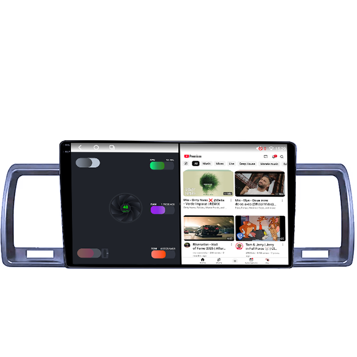 Navigatie dedicata Toyota Hiace 2004-2019, 8GB RAM 128GB ROM, Octacore, Platforma TS18, Android 14, Display QLED 9", Suporta camera 360", DSP, Carplay&Android Auto, SIM 4G, Ventilator Activ [3]