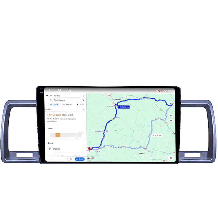 Navigatie dedicata Toyota Hiace 2004-2019, 8GB RAM 128GB ROM, Octacore, Platforma TS18, Android 14, Display QLED 9", Suporta camera 360", DSP, Carplay&Android Auto, SIM 4G, Ventilator Activ [4]