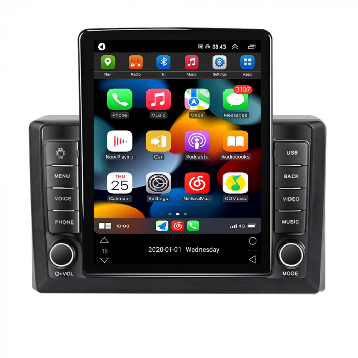 Navigatie dedicata Toyota Hiace 2013-2018,Tesla Style, ANDROID 13,Carplay&Android Auto, 10 inch , 8+128GB, Internet, Aplicatii, Waze, GPS [2]