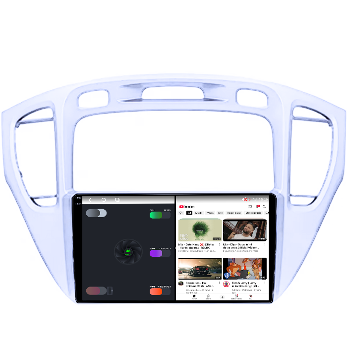 Navigatie dedicata Toyota Highlander 2000-2007, 4GB RAM 64GB ROM, Procesor Qualcomm Octacore, Android 14, Rezolutie 2K, Display QLED 9", DSP, Carplay&Android Auto, SIM 4G [4]