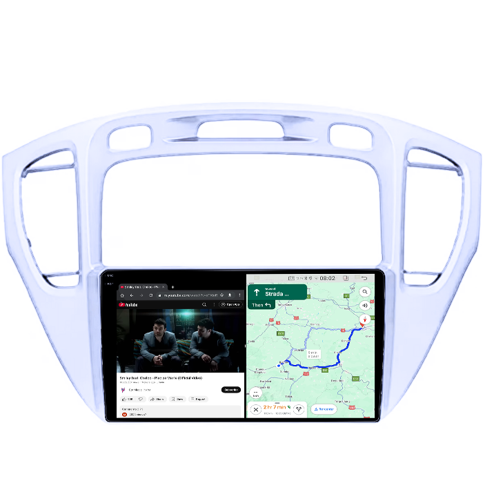 Navigatie dedicata Toyota Highlander 2000-2007, 4GB RAM 64GB ROM, Quad Core, Display 9" QLED 1K, Carplay, Android 14, Bluetooth, Magazin Play, Suport Camere AHD [4]