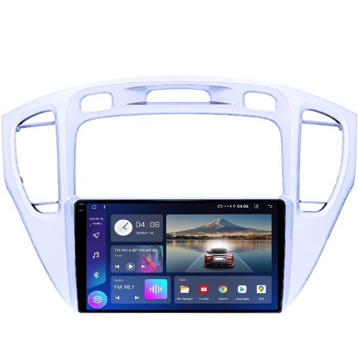Navigatie dedicata Toyota Highlander 2000-2007, 4GB RAM 64GB ROM, Quad Core, Display 9" QLED 1K, Carplay, Android 14, Bluetooth, Magazin Play, Suport Camere AHD [2]