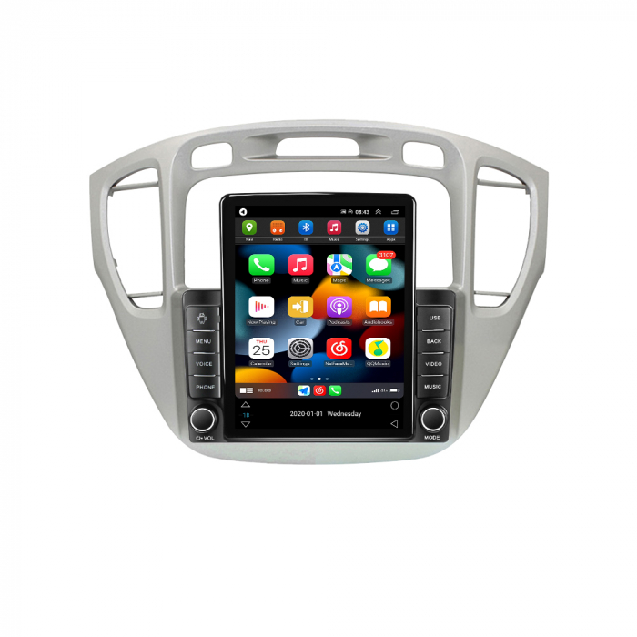 Navigatie dedicata Toyota Highlander 2000-2007,Tesla Style, ANDROID 13,Carplay&Android Auto, 10 inch , 8+128GB, Internet, Aplicatii, Waze, GPS [4]