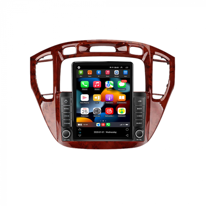 Navigatie dedicata Toyota Highlander 2000-2007,Tesla Style, ANDROID 13,Carplay&Android Auto, 10 inch , 8+128GB, Internet, Aplicatii, Waze, GPS [2]
