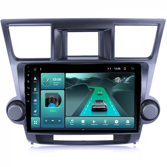 Navigatie dedicata Toyota Highlander 2009-2014, 4GB RAM 64GB ROM, Procesor Qualcomm Octacore, Android 14, Rezolutie 2K, Display QLED 9", DSP, Carplay&Android Auto, SIM 4 [4]