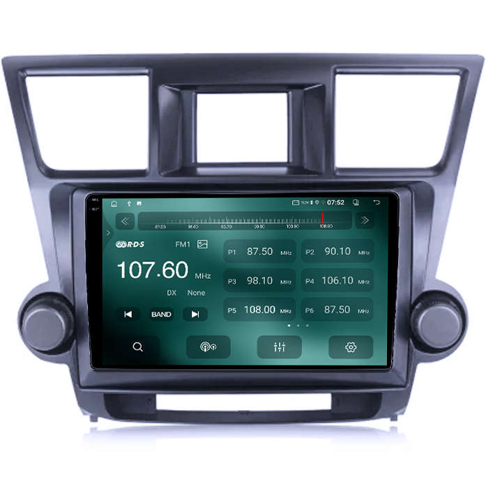 Navigatie dedicata Toyota Highlander 2009 - 2014, 8GB RAM 128GB ROM, Octacore, Platforma TS18, Android 14, Display QLED 10", Suporta camera 360", DSP, Carplay&Android Auto, SIM 4G, Ventilator Acti [3]