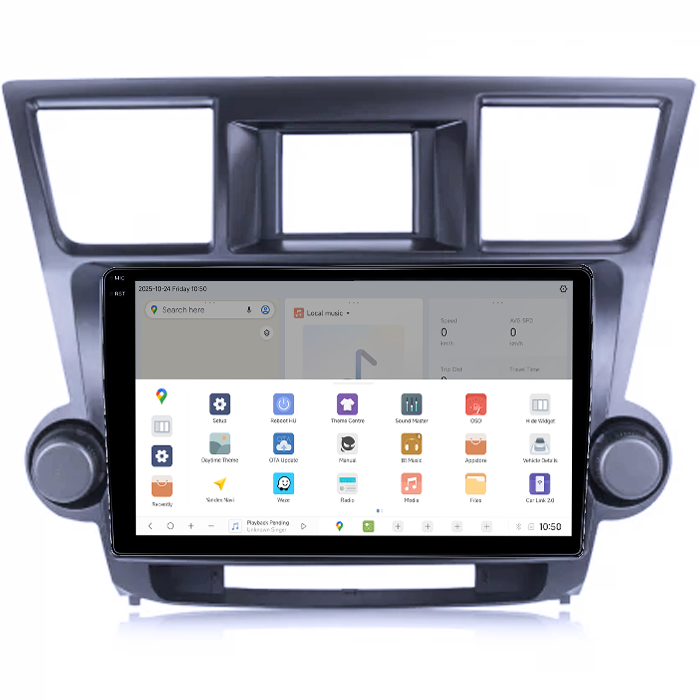 Navigatie dedicata Toyota Highlander 2009-2014, DUDU3, 4GB RAM 64GB ROM, Octacore, Platforma 8581, Android, Display QLED 9", DSP, Carplay&AndroidAuto [3]