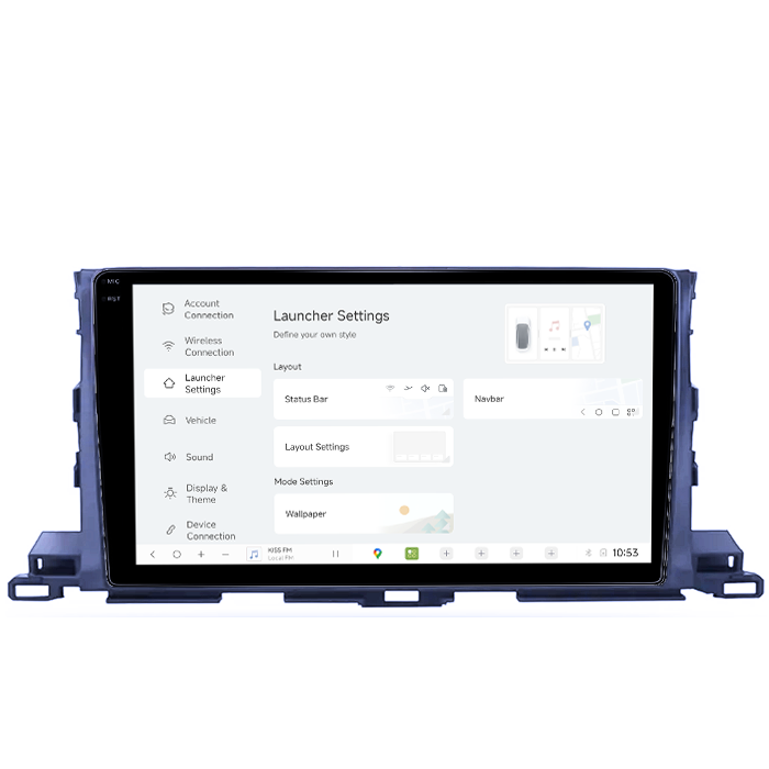 Navigatie dedicata Toyota Highlander 2014-2018, DUDU3, 4GB RAM 64GB ROM, Octacore, Platforma 8581, Android, Display QLED 9", DSP, Carplay&AndroidAuto [5]