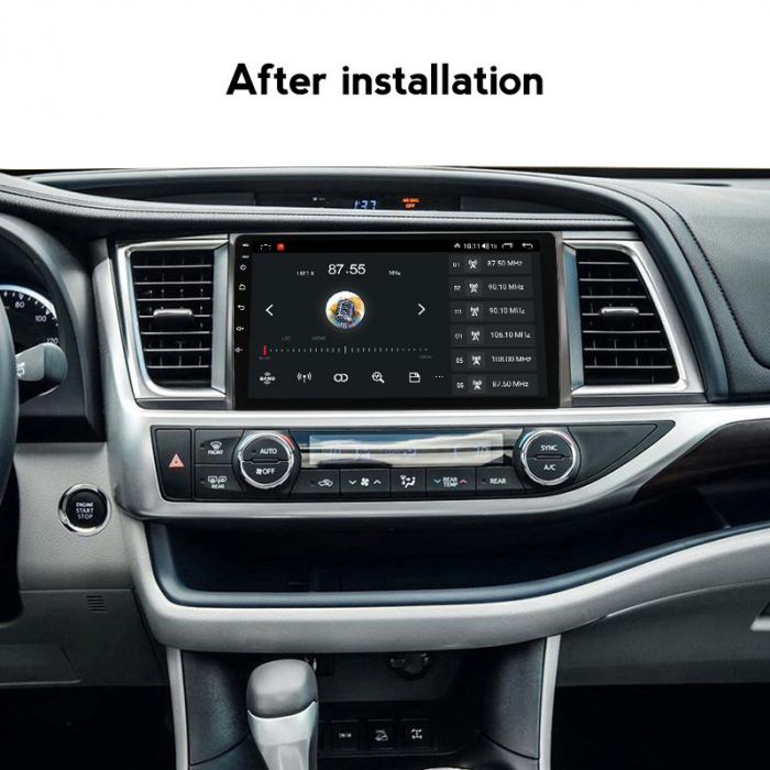 Navigatie dedicata Toyota Highlander 2013-2018, 4GB RAM 64GB ROM, Octacore, Android 13, Display QLED 10", DSP, Carplay, Android Auto, Internet, Youtube, Waze, WIFI, Bluetooth [7]