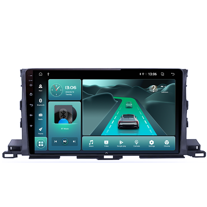 Navigatie dedicata Toyota Highlander 2014-2018, 4GB RAM 32GB ROM, Octacore, Android 14, Display QLED 9", DSP, Carplay&Android Auto, SIM 4G, Bluetooth, Ventilator Activ [2]