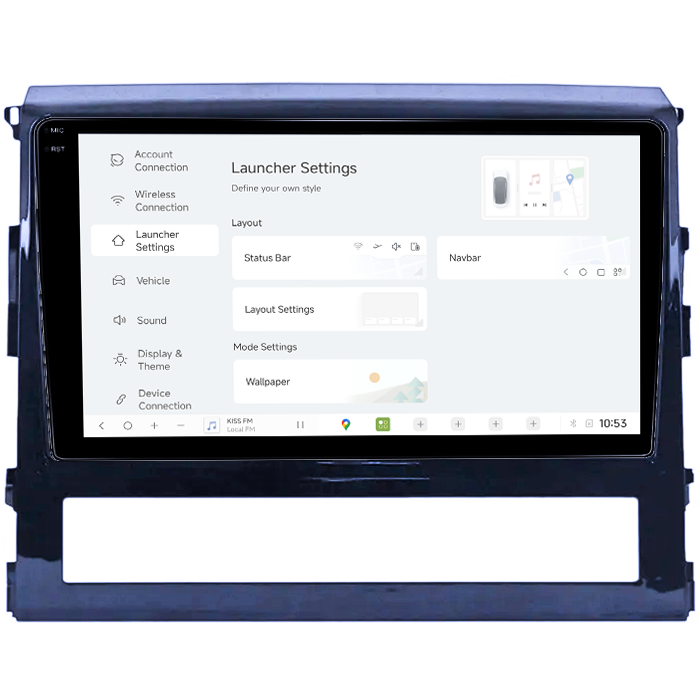 Navigatie dedicata Toyota Land Cruiser 2015+, DUDU3, 4GB RAM 64GB ROM, Octacore, Platforma 8581, Android, Display QLED 9", DSP, Carplay&AndroidAuto [5]